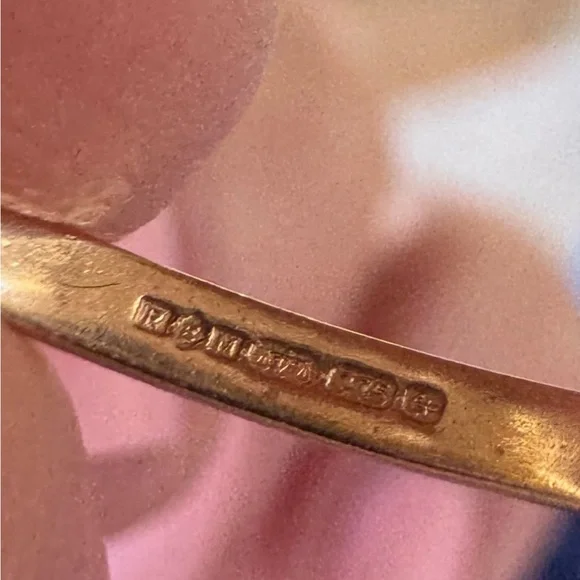 14k gold and opal vintage halo ring 7.5 - Picture 7 of 7